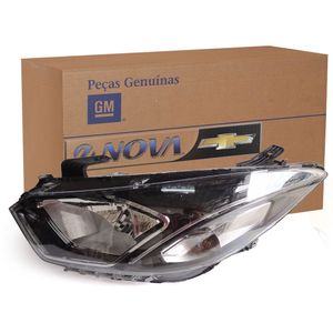 Farol Lado Esquerdo Com Led Diurno Onix /prisma Original Chevrolet 52134594
