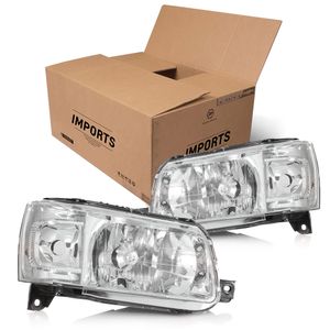 Par De Farol Cromado Fiorino /uno Imports KIT1068