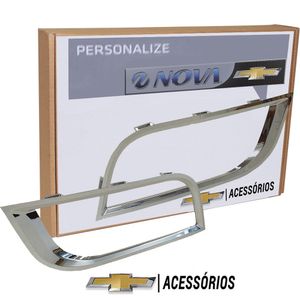 Kit Moldura Do Farol De Milha Cromada  Trailblazer Acessórios Chevrolet KIT200