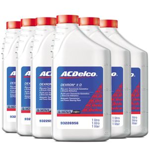 6 Litros Óleo De Câmbio Automático E Direção Dexron 2 Mineral Vermelho Corsa Novo /prisma /vectra /a