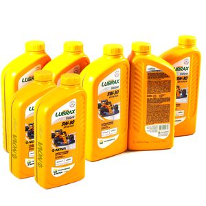 7 Litros De Óleo Motor 5w30 Sn 100 Sintético Lubrax Br Valora  Lubrax BR KIT985