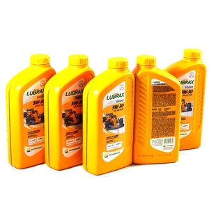 5 Litros De Óleo Motor 5w30 Sn 100 Sintético Lubrax Br Valora  Lubrax BR KIT983