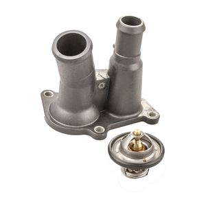 Válvula Termostática  Fiesta Motor 1.4 16v Zetec-se(82ºc) (kit= Flange Plástica + Anéis De Vedação)