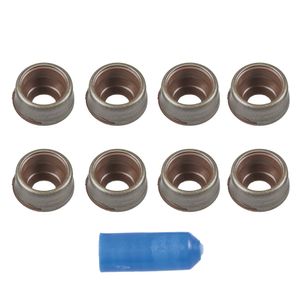 8x Retentor Haste Válvulas  Gol Motor 1.0 /1.6 8v Cht /ae(altura 9 50 Mm) (diâmetro Do Alojamento 10 90 Eixo 7 /escort (hobby) /ka /1.3 /fiesta TARANT