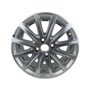 Roda De Liga Leve Aro 15 4x100 Furação Pintada Prata 12 Raios Cobalt /spin Peças Genuínas GM 5201999