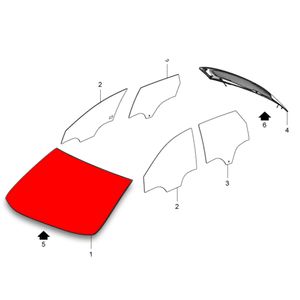 Parabrisa Dianteiro Tracker 1.0 turbo pcd lt ltz Peças Genuínas GM 26227769