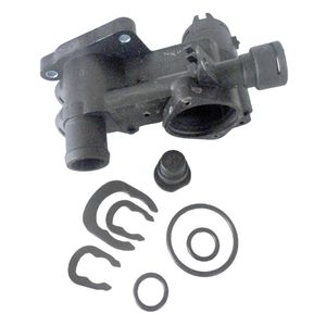Carcaça Válvula Termostática  Gol Motor 8 /16v(sem Ar) (2 Travas /2 Anéis /1 Tampão) /parati Valclei