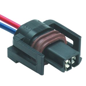 Chicote Reparo  Vw Sensor De Temperatura Do Ar(2 Vias) (porta Fêmea) (cabo 15 Cm) (terminal 1.6 Mm)
