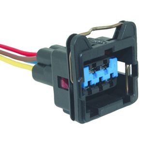 Chicote Reparo  Escort ZetecInterruptor Do Radiador (5 Vias) (4 Fios) (porta Fêmea) (cabo 15 Cm) (te