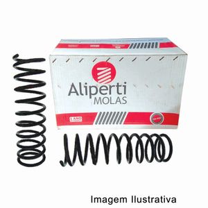 2x Mola Suspensão Dianteira  Logus Motor 1.6 /1.8 /2.0 8v (com Ar) /pointer 1.8 /escort Com Ar /vero