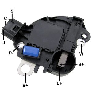 Regulador Voltagem  Fiesta 14v Campo Negativo /focus Motor 1.8(14v Negativo) /fusion Gauss LC5570530