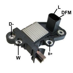 Regulador Voltagem  Golf Motor 1.6 /1.8 /2.014v Campo Negativo /gol 1.0 /1.6 /voyage /saveiro /fox /