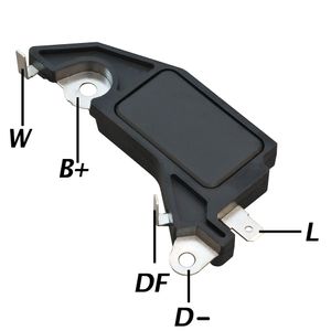 Regulador Voltagem  Vectra 14v Campo Negativo /s10 14vDelco (1 Terminal Reto) /kadett /omega Motor 4