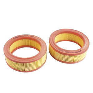 2x Filtro Ar  Gol Motor 1.3 /1.6 Refrig. (redondo) /saveiro /fusca 1.6 Carburação Dupla /kombi /bras