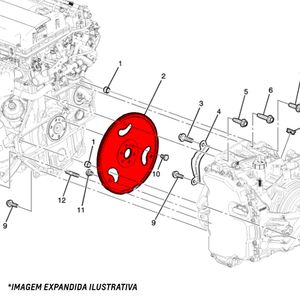 Volante Do Motor 2.8 Mwm Bi-massa S10 /blazer LUK 4150373100