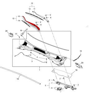 Braço Do Limpador Para-brisas Lado Direito Onix Hatch 1.0 turbo aspirado /onix Rs 1.0 turbo Peças Ge