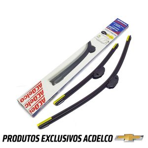 Jogo De Palhetas Dianteiras Do Limpador 1 Par Acdelco Slim Ultravision  Captiva 19314838